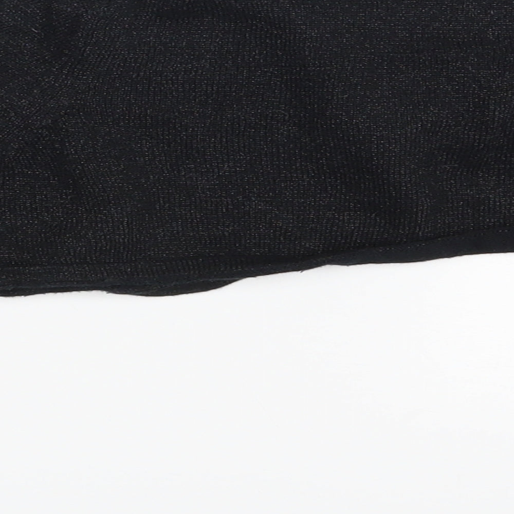 H&M Girls Black   Basic Blouse Size 8-9 Years