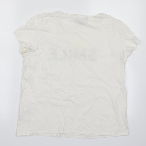 Primark Womens White   Basic T-Shirt Size S