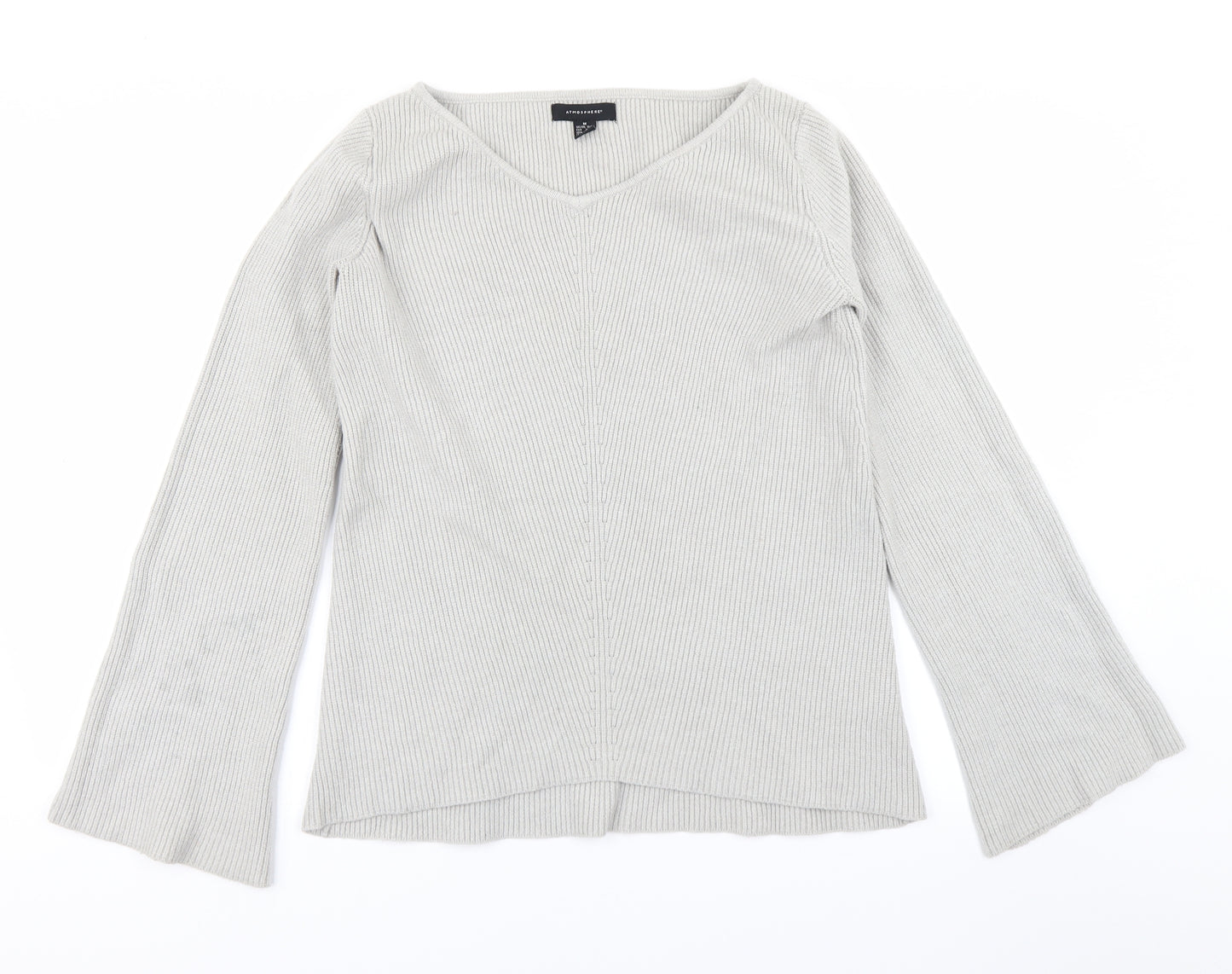 Atmosphere Womens Grey  Knit Pullover Jumper Size M