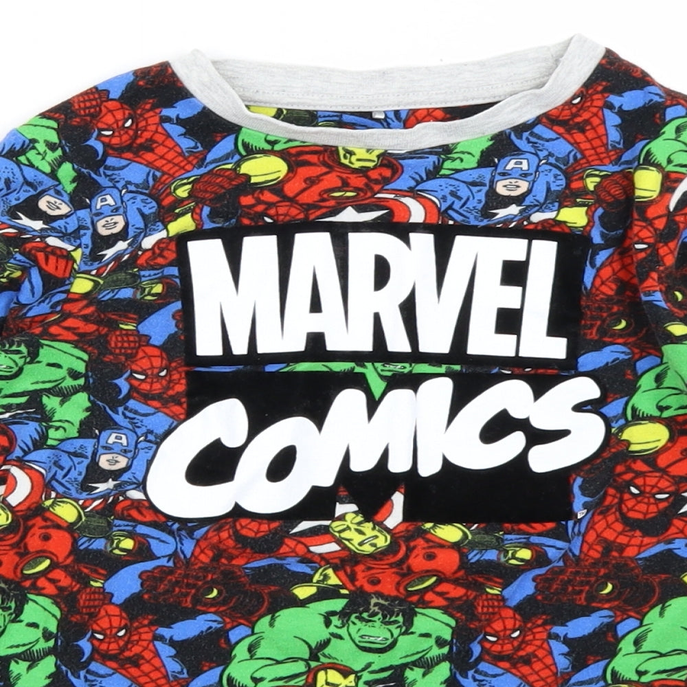 George Boys Grey   Basic T-Shirt Size 7-8 Years  - Marvel Comics