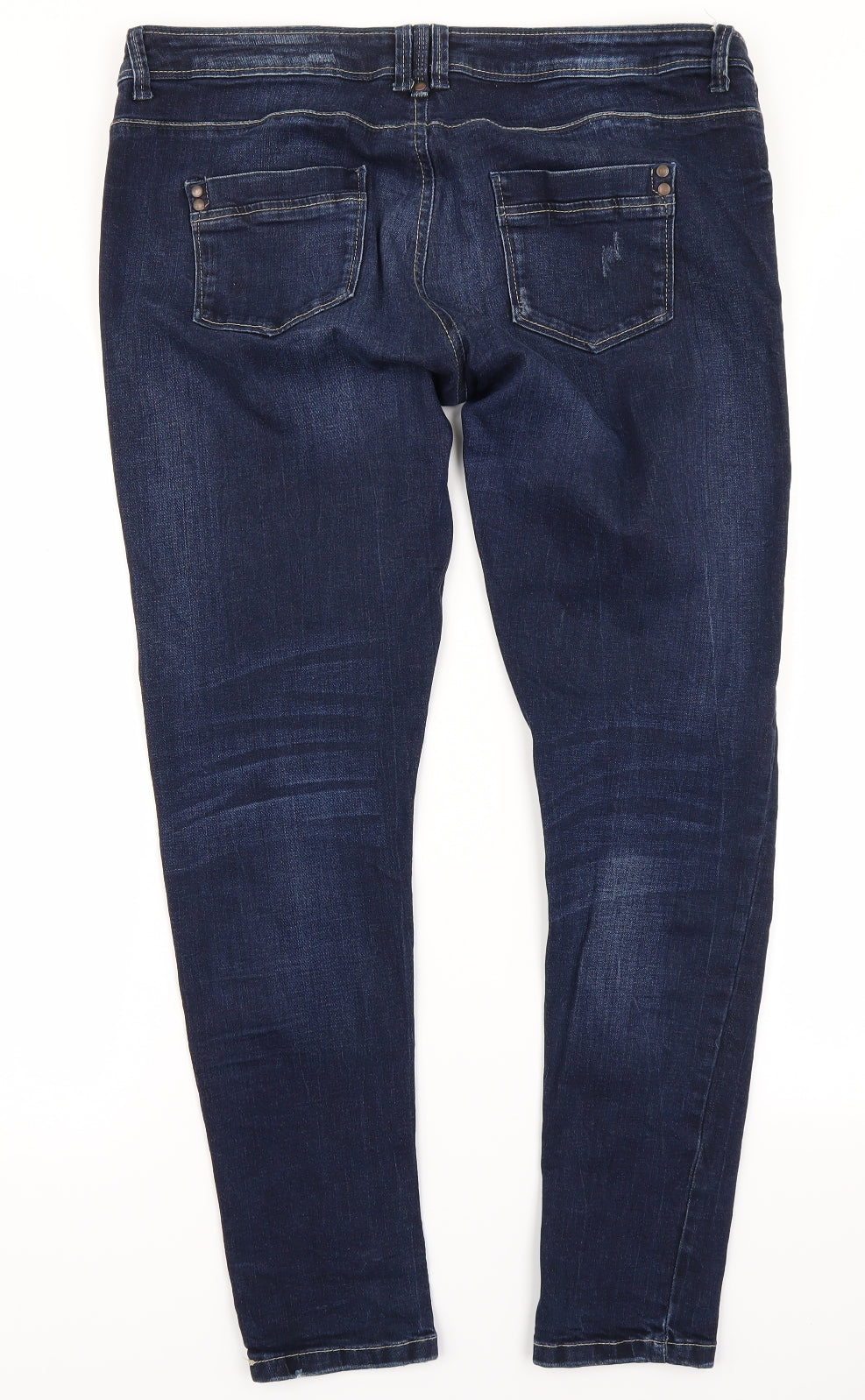 Denim CO Womens Blue  Denim Skinny Jeans Size 16 L27 in