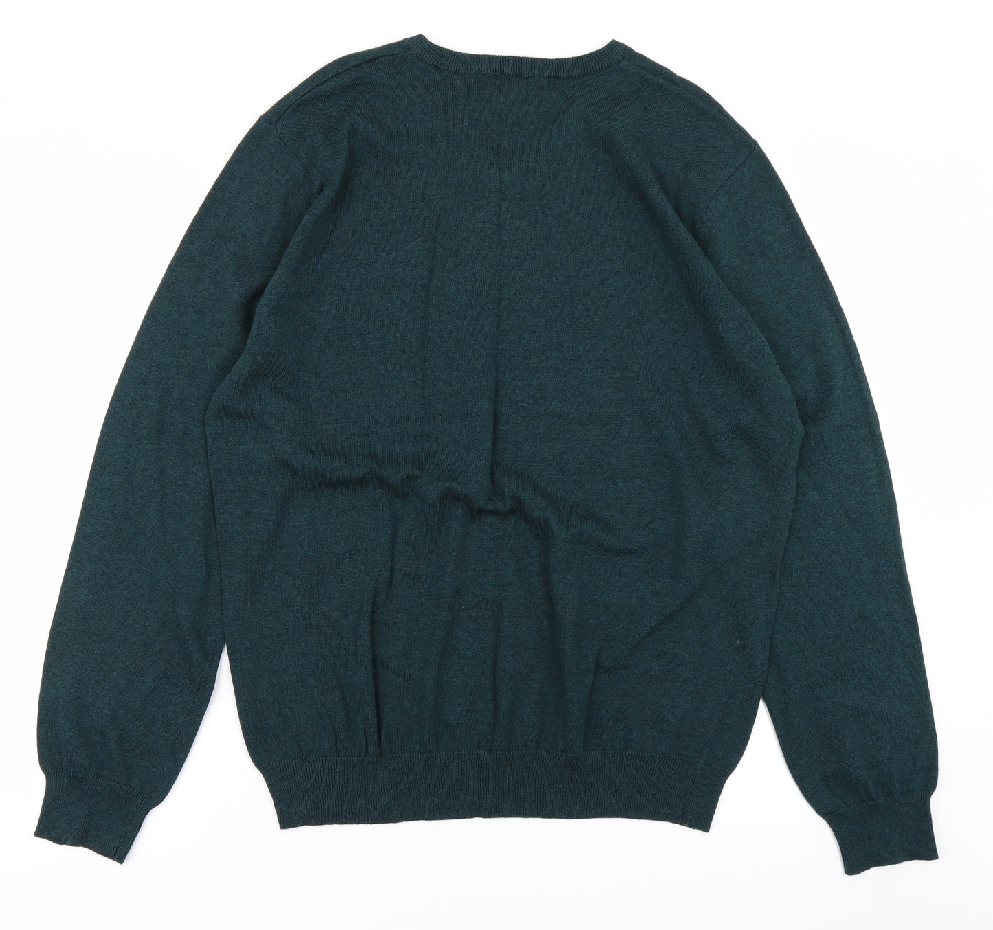 TU Mens Green  Knit Pullover Jumper Size L