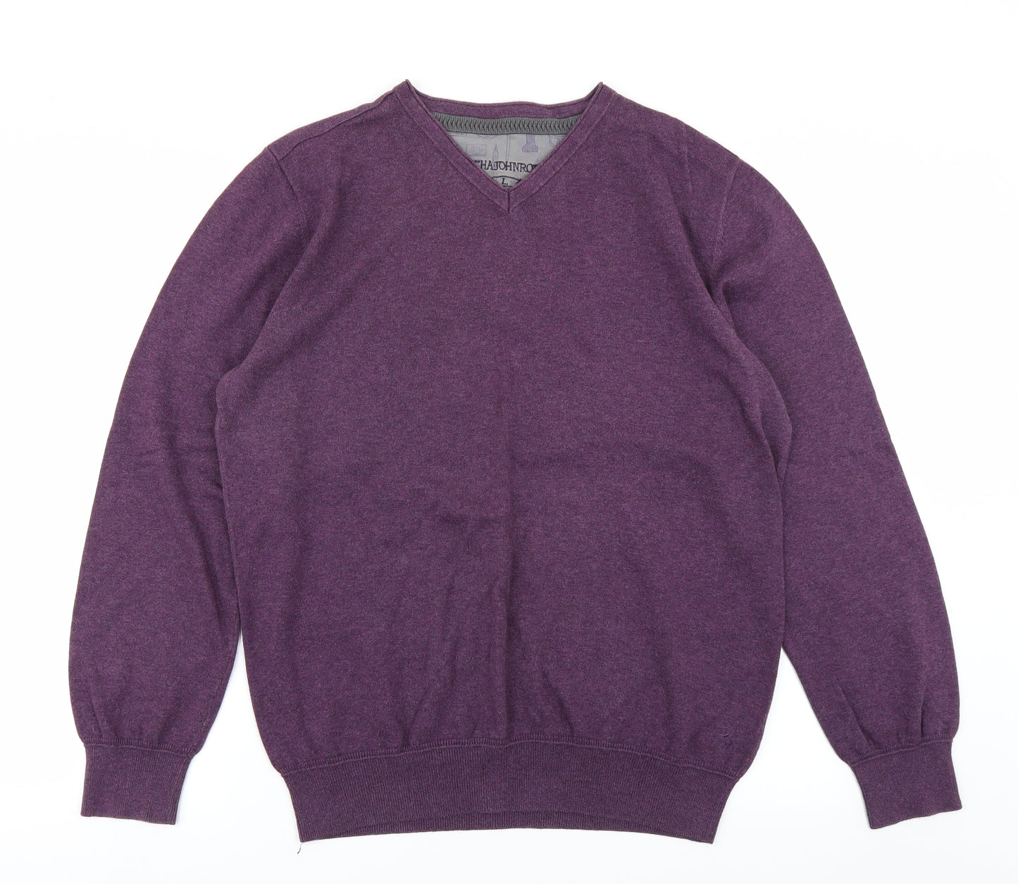 Rocha John Rocha Mens Purple   Pullover Jumper Size L
