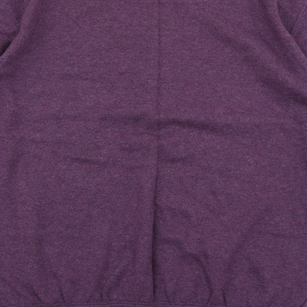 Rocha John Rocha Mens Purple   Pullover Jumper Size L