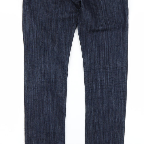 Dolce & Rosa Womens Blue  Denim Straight Jeans Size 12 L31 in