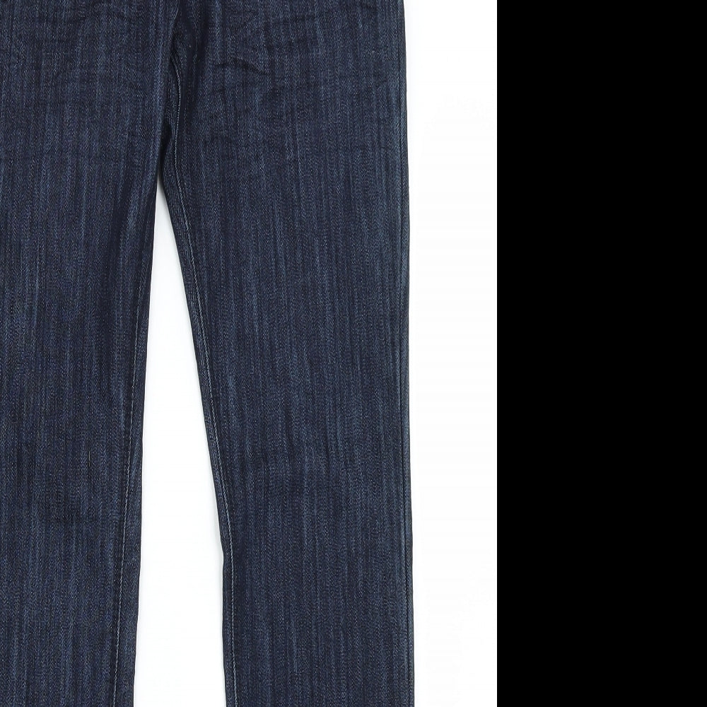Dolce & Rosa Womens Blue  Denim Straight Jeans Size 12 L31 in