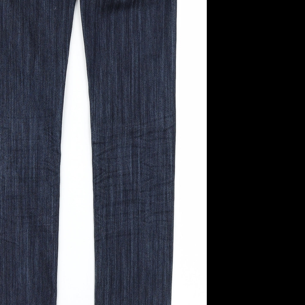 Dolce & Rosa Womens Blue  Denim Straight Jeans Size 12 L31 in
