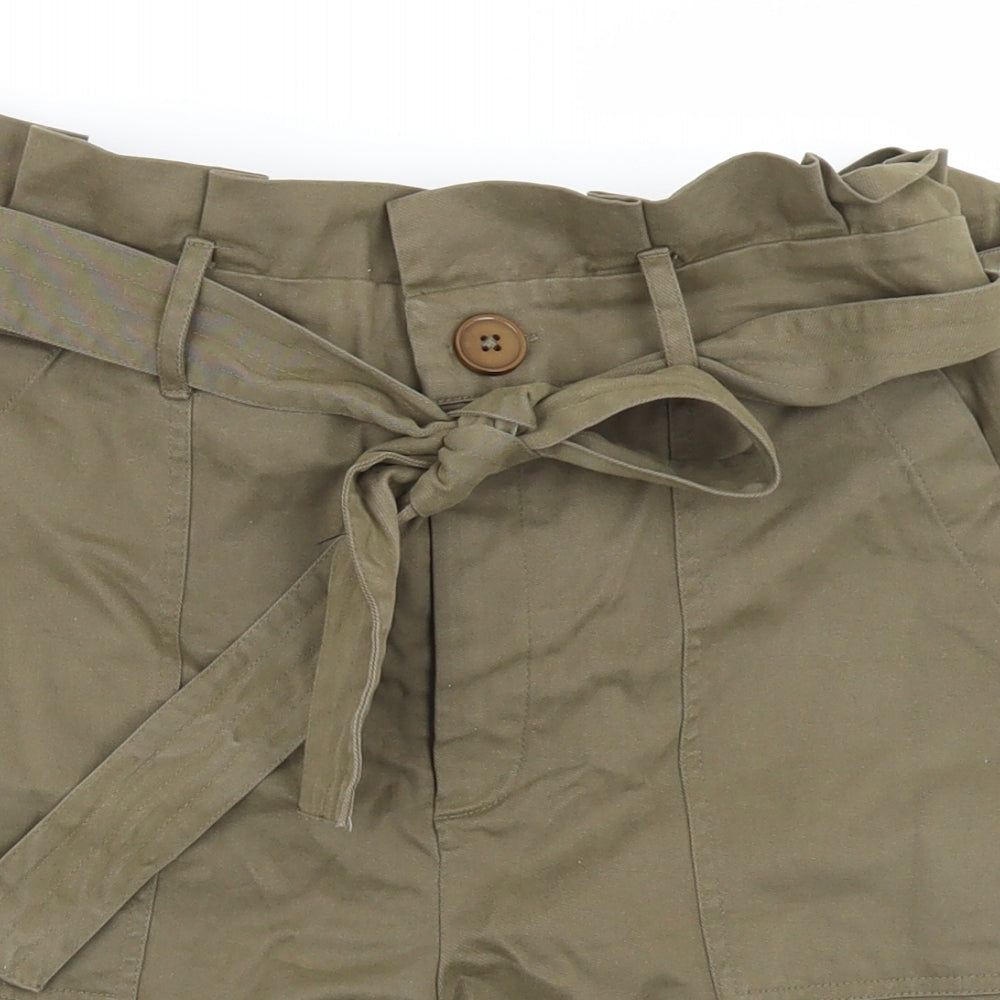 Primark Womens Green   Mom Shorts Size 12