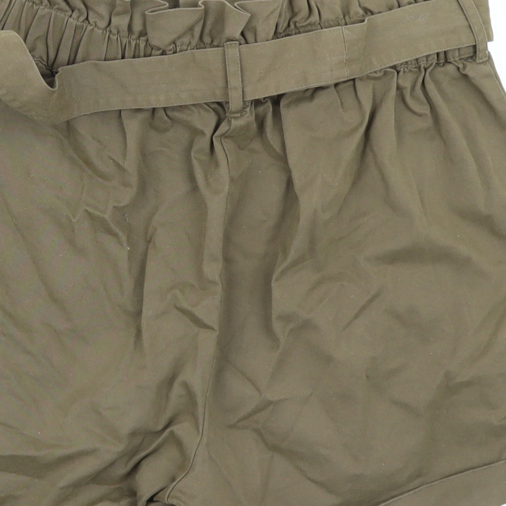 Primark Womens Green   Mom Shorts Size 12
