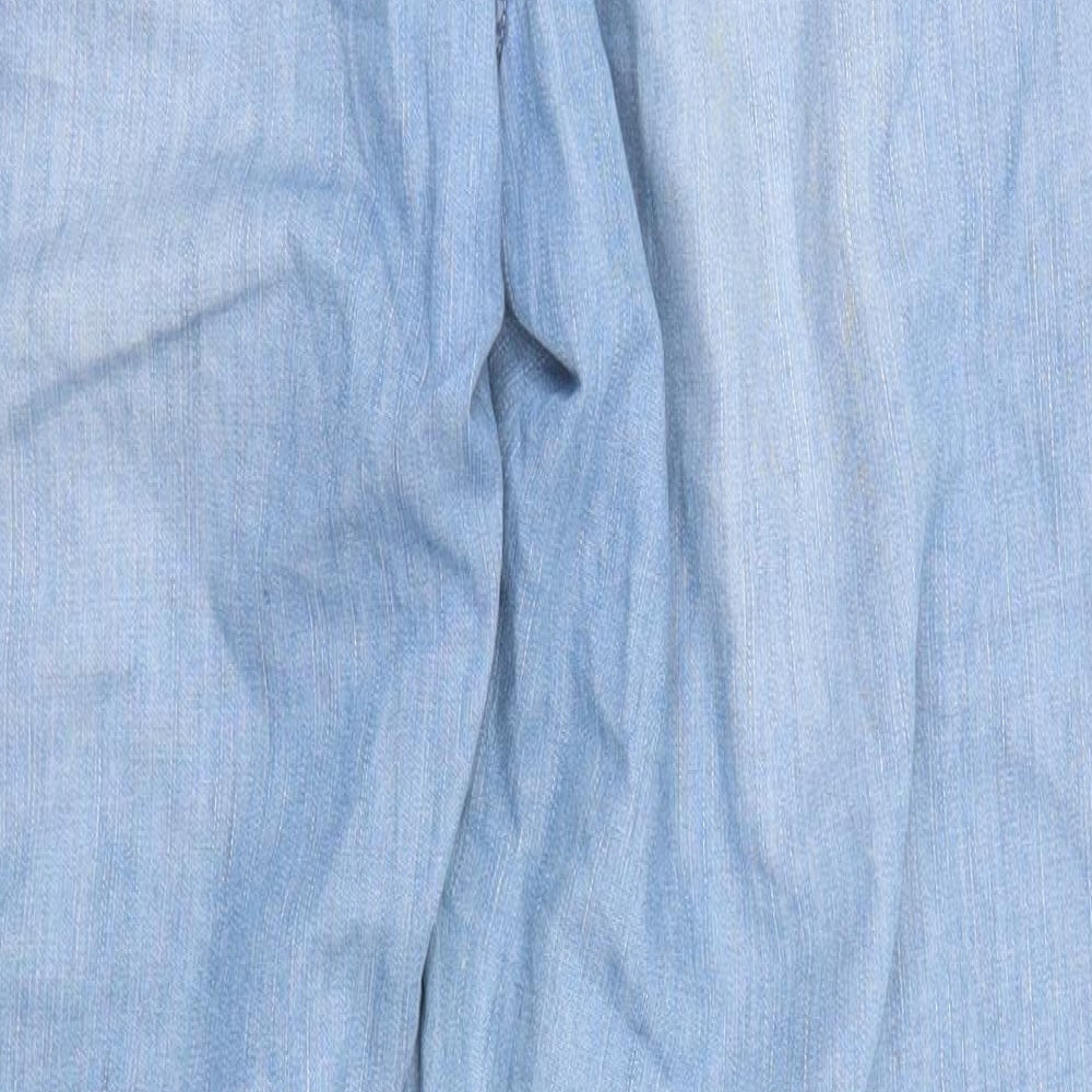 Authentic Womens Blue  Denim Skinny Jeans Size 16 L30 in