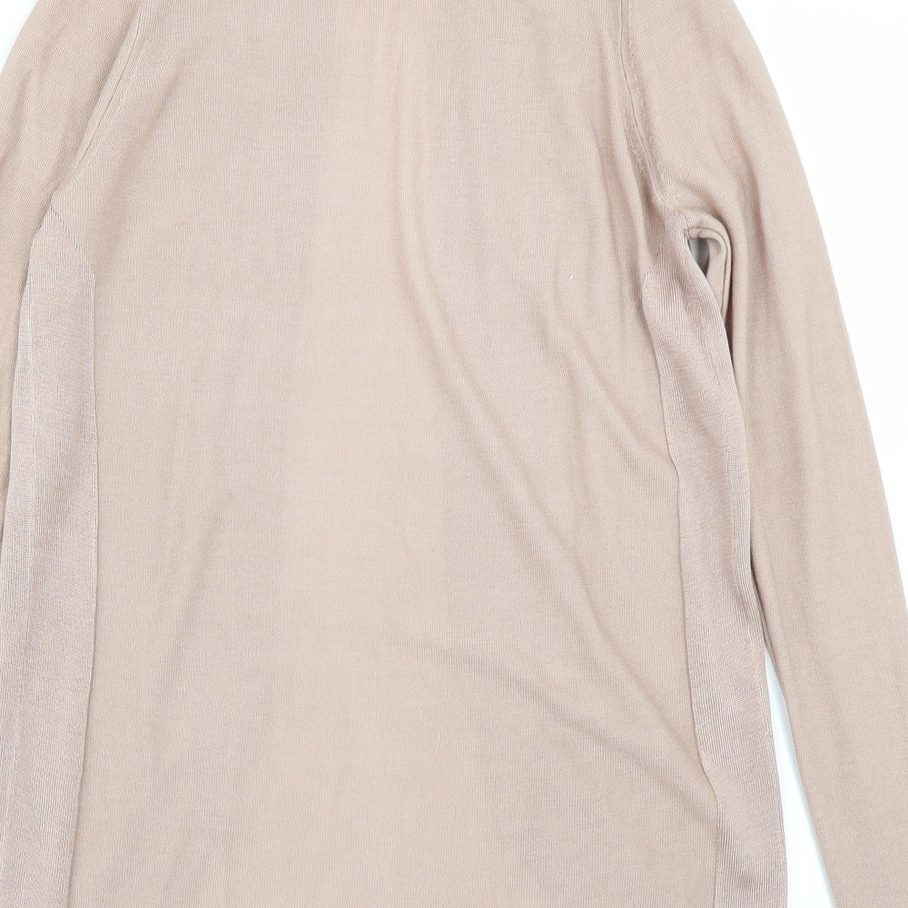 Per Una Womens Brown  Knit Cardigan Jumper Size 8
