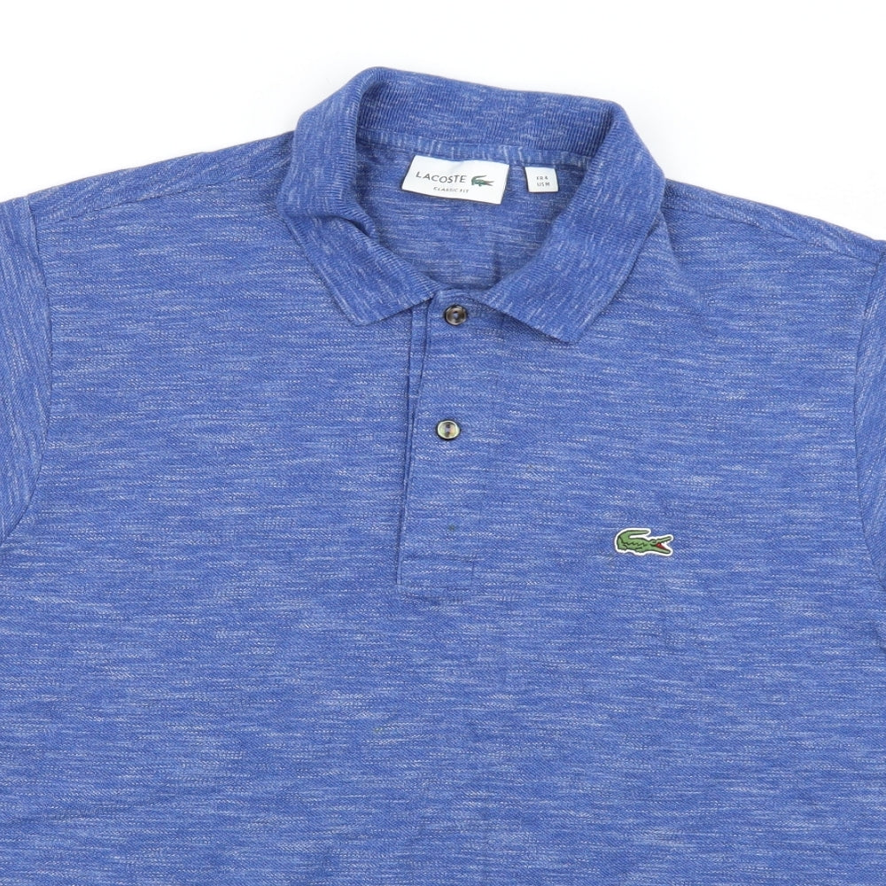 Lacoste Mens Blue    Polo Size M