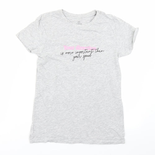 Primark Womens Grey   Basic T-Shirt Size 2XS