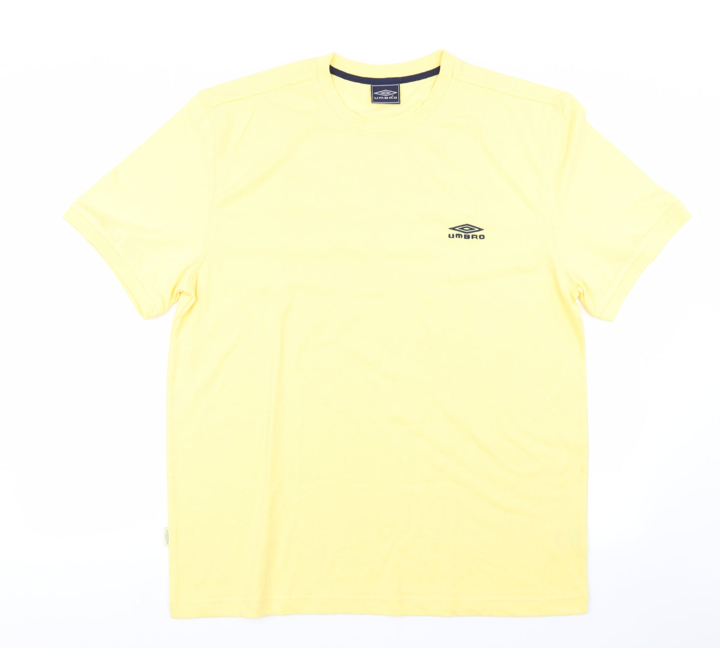 Umbro Mens Yellow    T-Shirt Size L