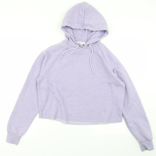 Primark Womens Purple   Pullover Hoodie Size S  - Cropped