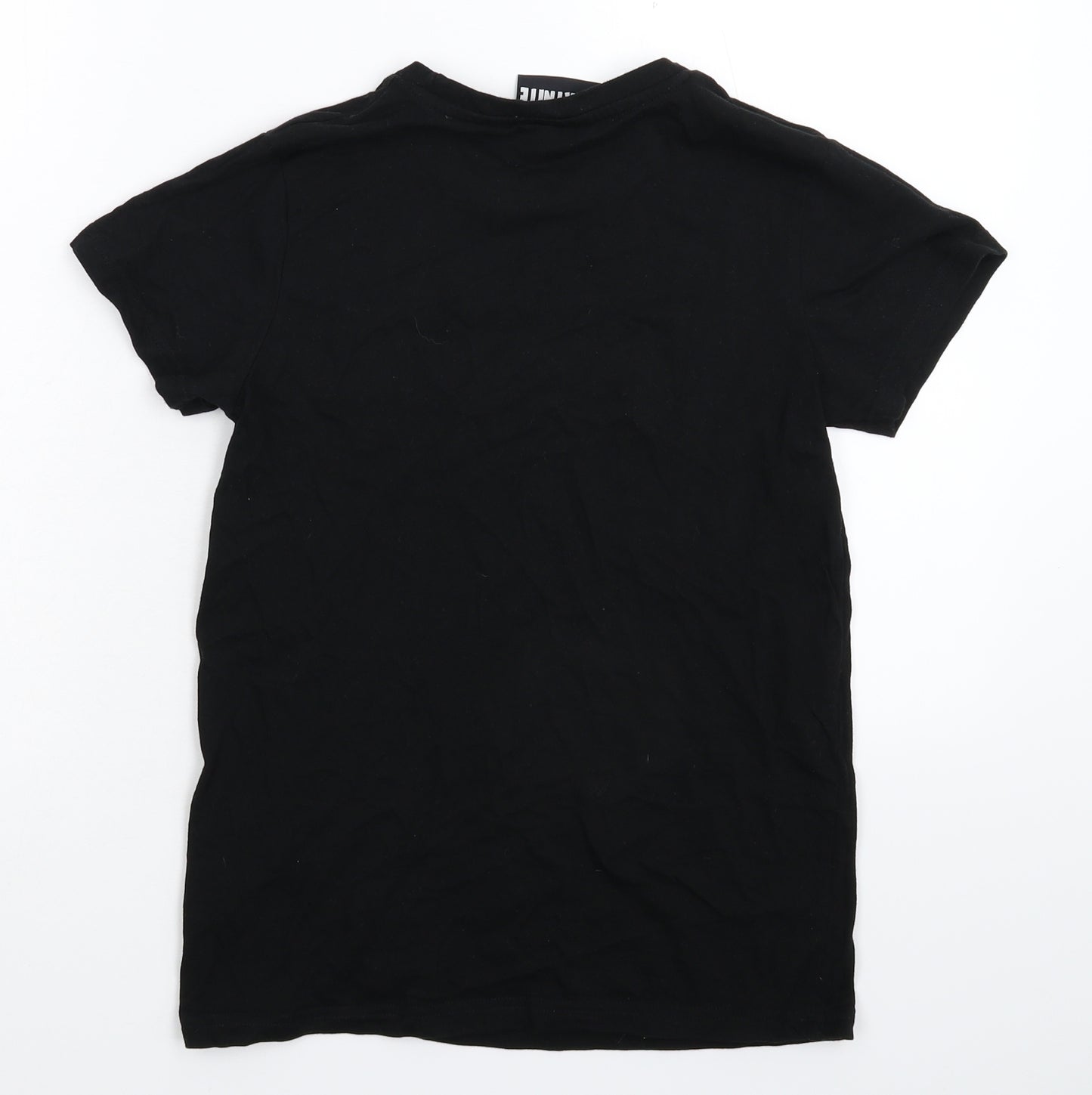 Matalan Womens Black   Basic T-Shirt Size L  - Fortnite