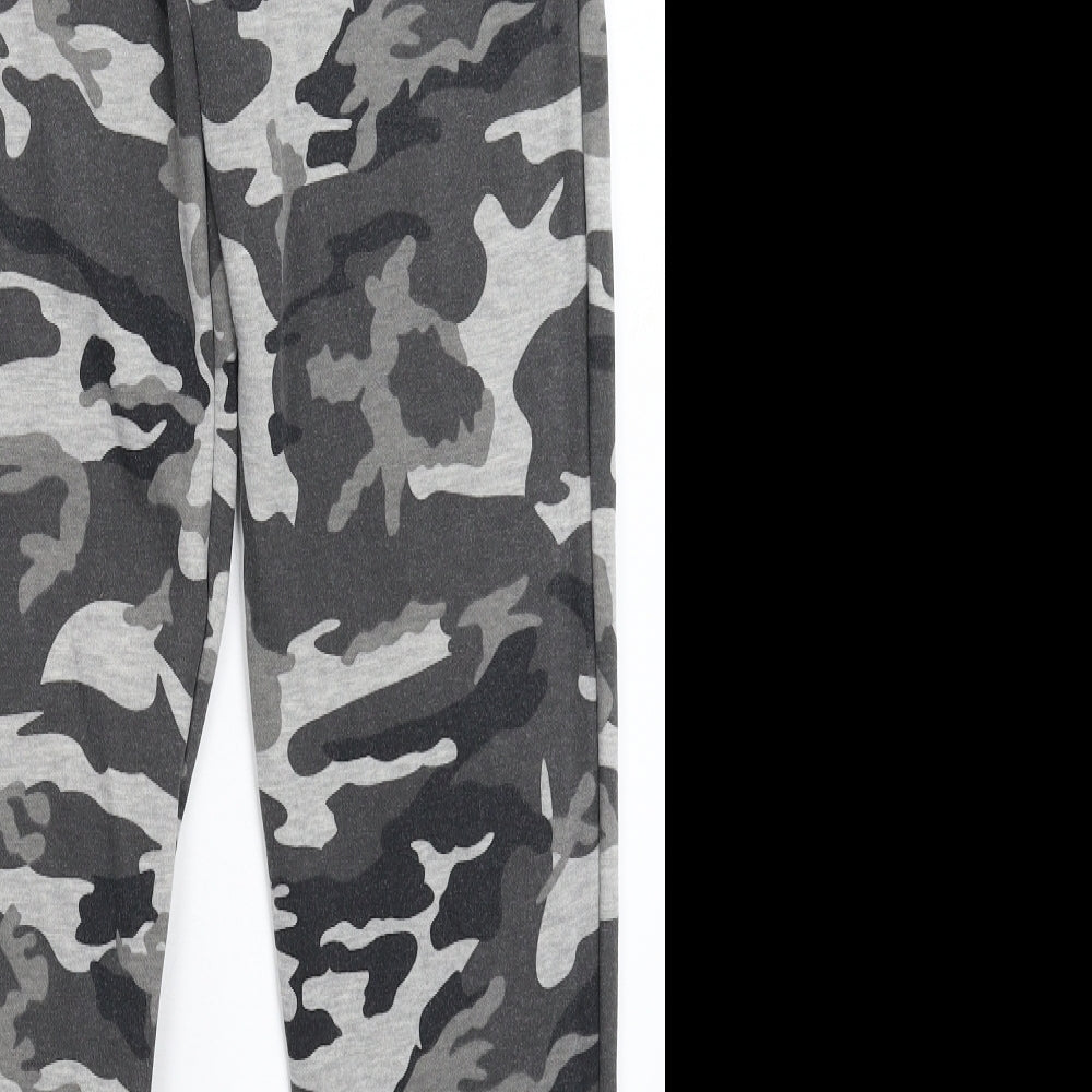 Primark Boys Grey Camouflage  Jogger Trousers Size 13-14 Years