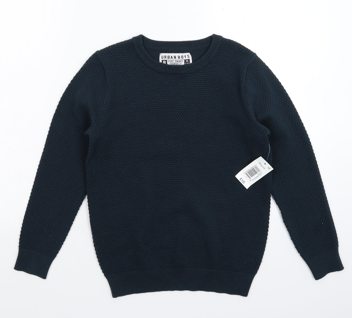 Urban Boys Boys Blue   Pullover Jumper Size 10 Years
