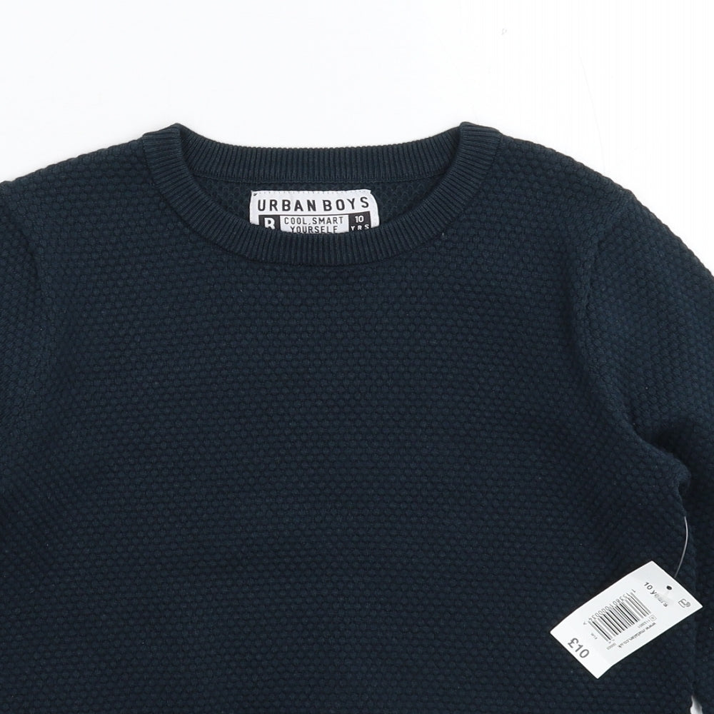 Urban Boys Boys Blue   Pullover Jumper Size 10 Years