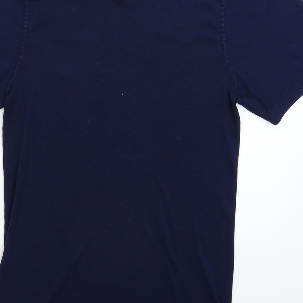 Chicca Womens Blue   Basic T-Shirt Size S