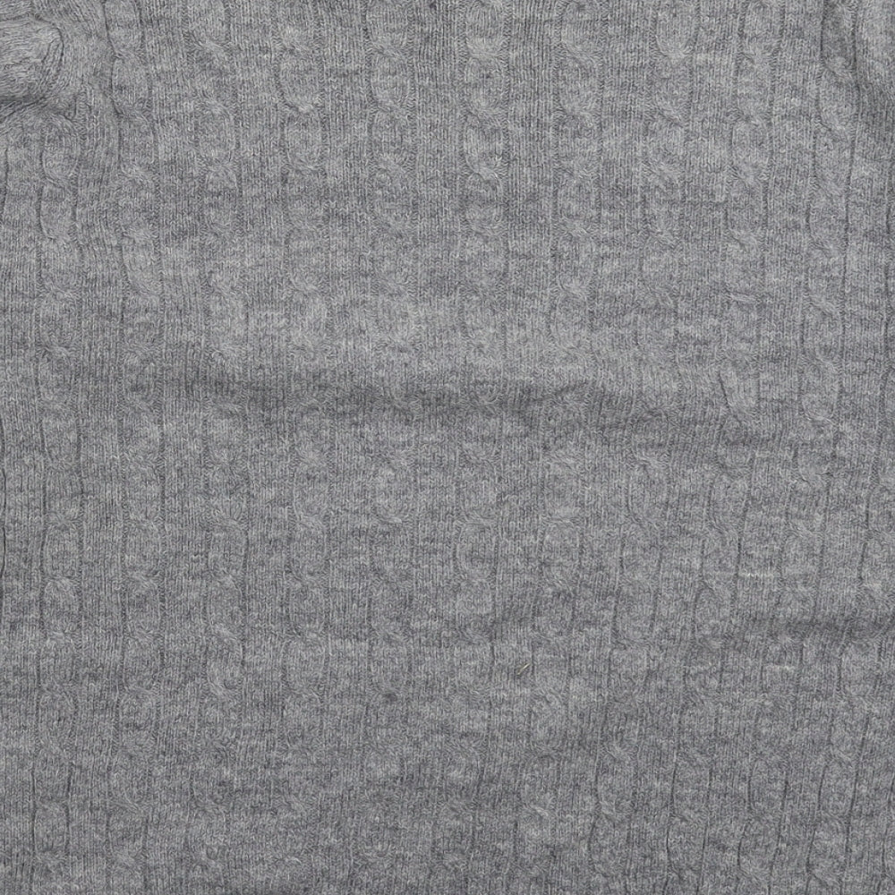 James Pringle Mens Grey  Knit Pullover Jumper Size M