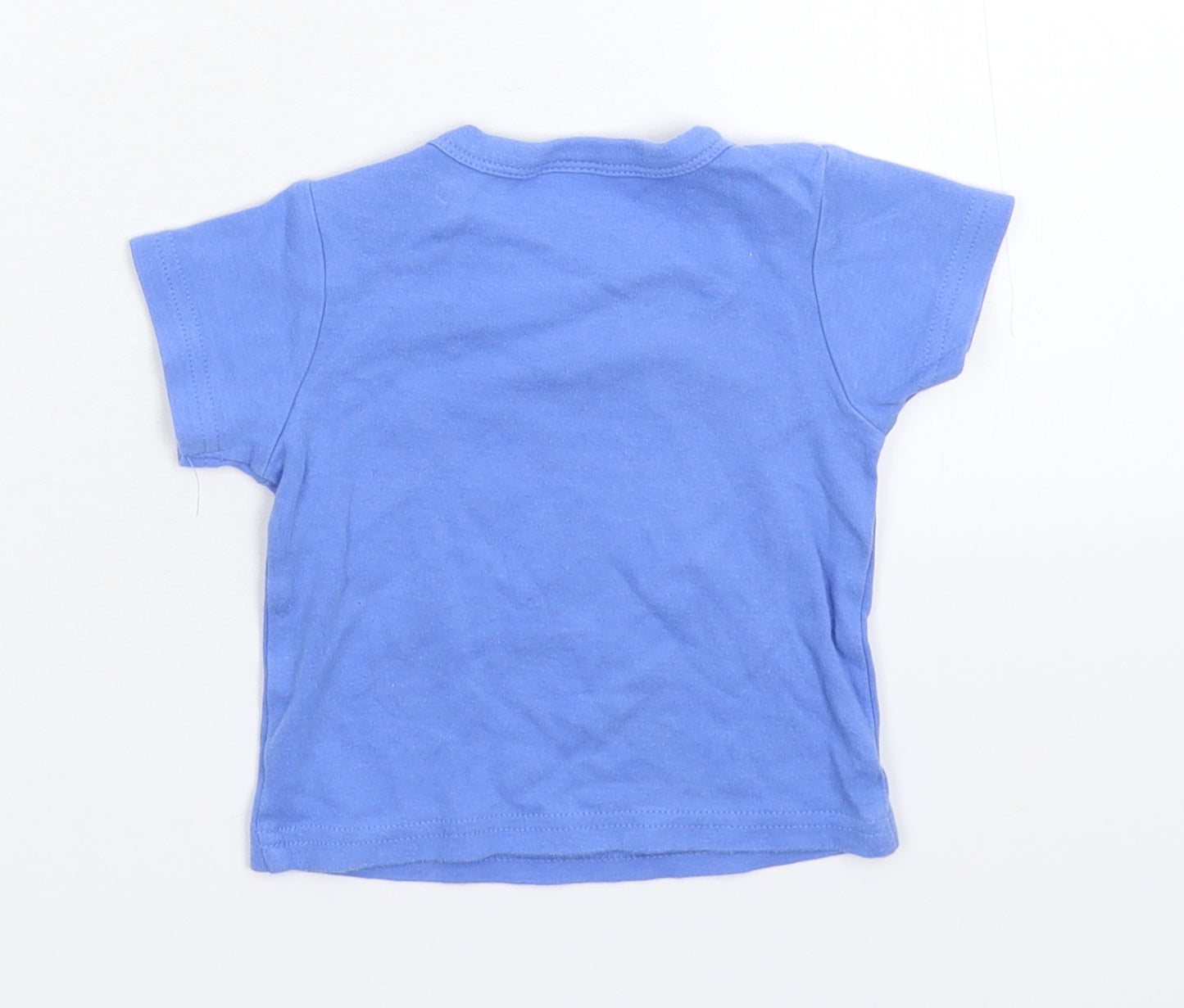 Ollie's Place Baby Blue   Basic T-Shirt Size 6-9 Months