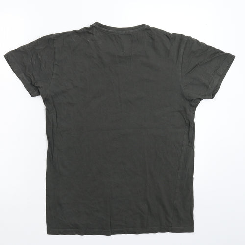 Cedar Wood State Mens Grey    T-Shirt Size S