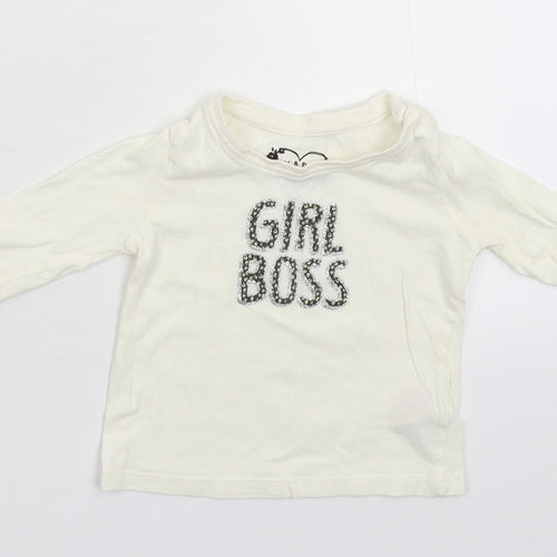 Primark Baby White   Basic T-Shirt Size 3-6 Months