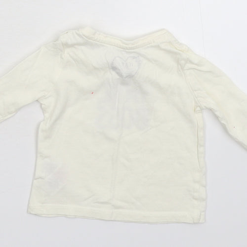 Primark Baby White   Basic T-Shirt Size 3-6 Months
