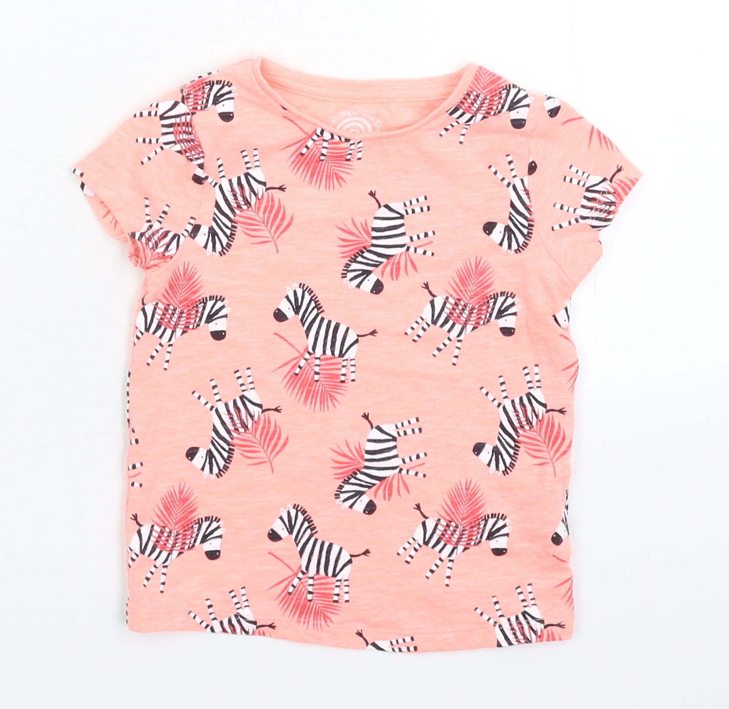 F&F Girls Pink   Basic T-Shirt Size 18-24 Months