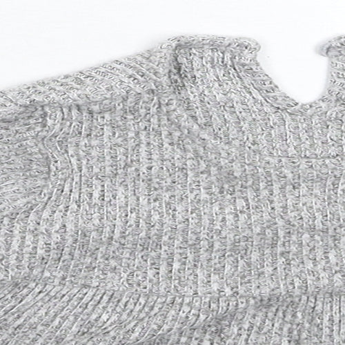 Fred & Flo Girls Grey   Jumper Dress  Size 3-6 Months