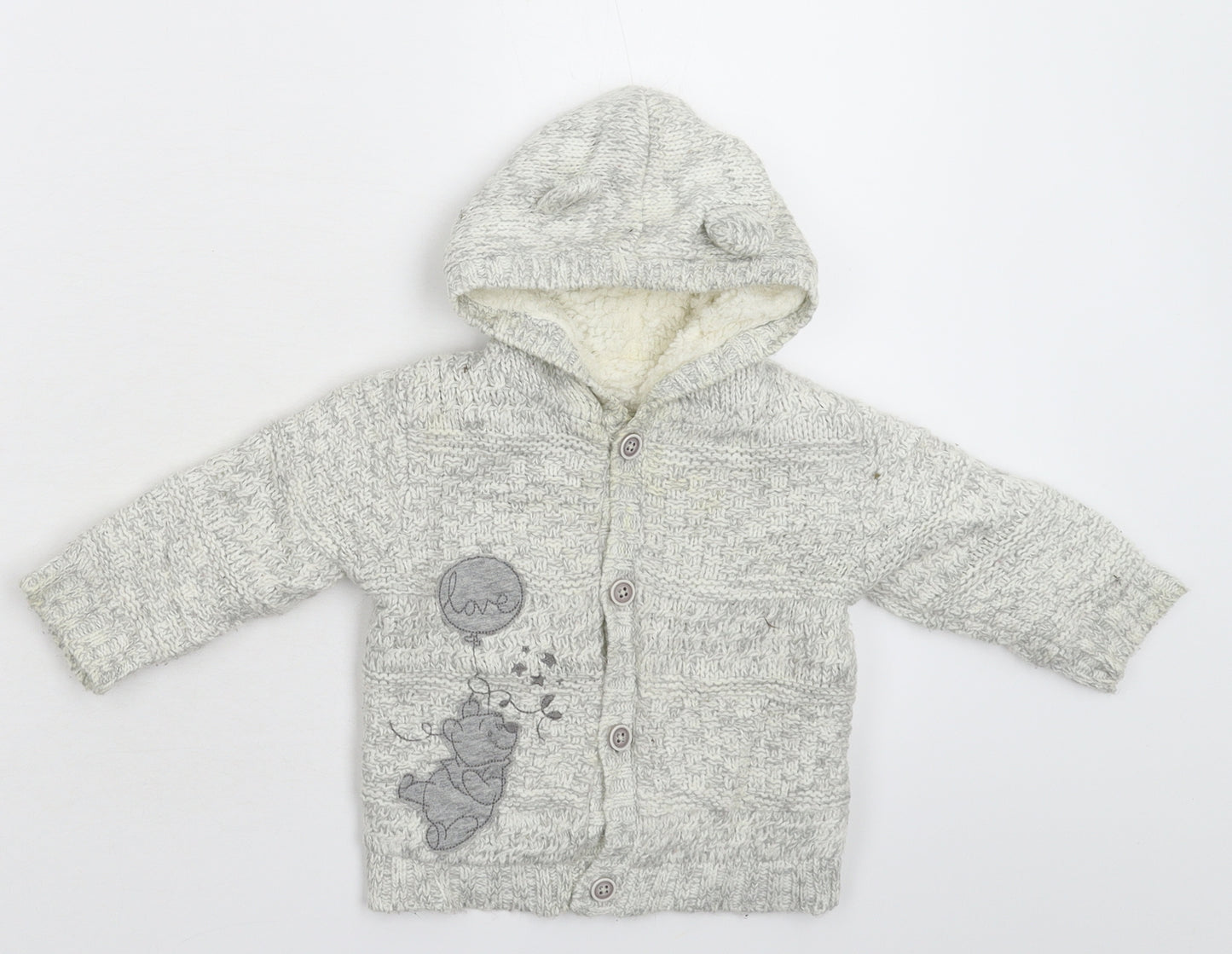 George Baby Grey   Jacket Coatigan Size 6-9 Months