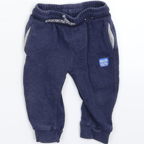 F&F Baby Blue   Jogger Trousers Size 12-18 Months