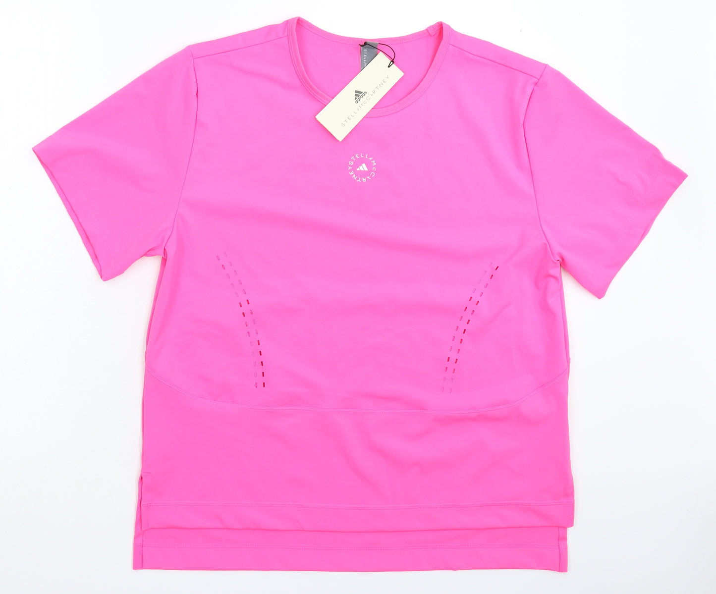 adidas Womens Pink   Jersey T-Shirt Size L
