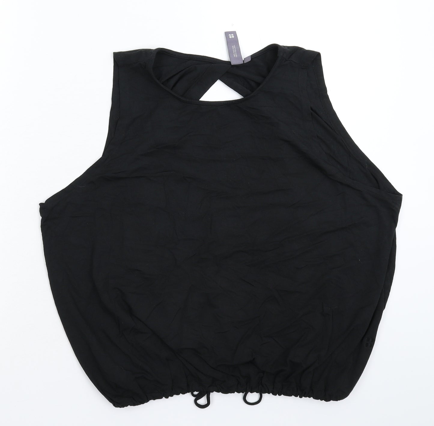Sweaty Betty Womens Black   Basic Tank Size XL