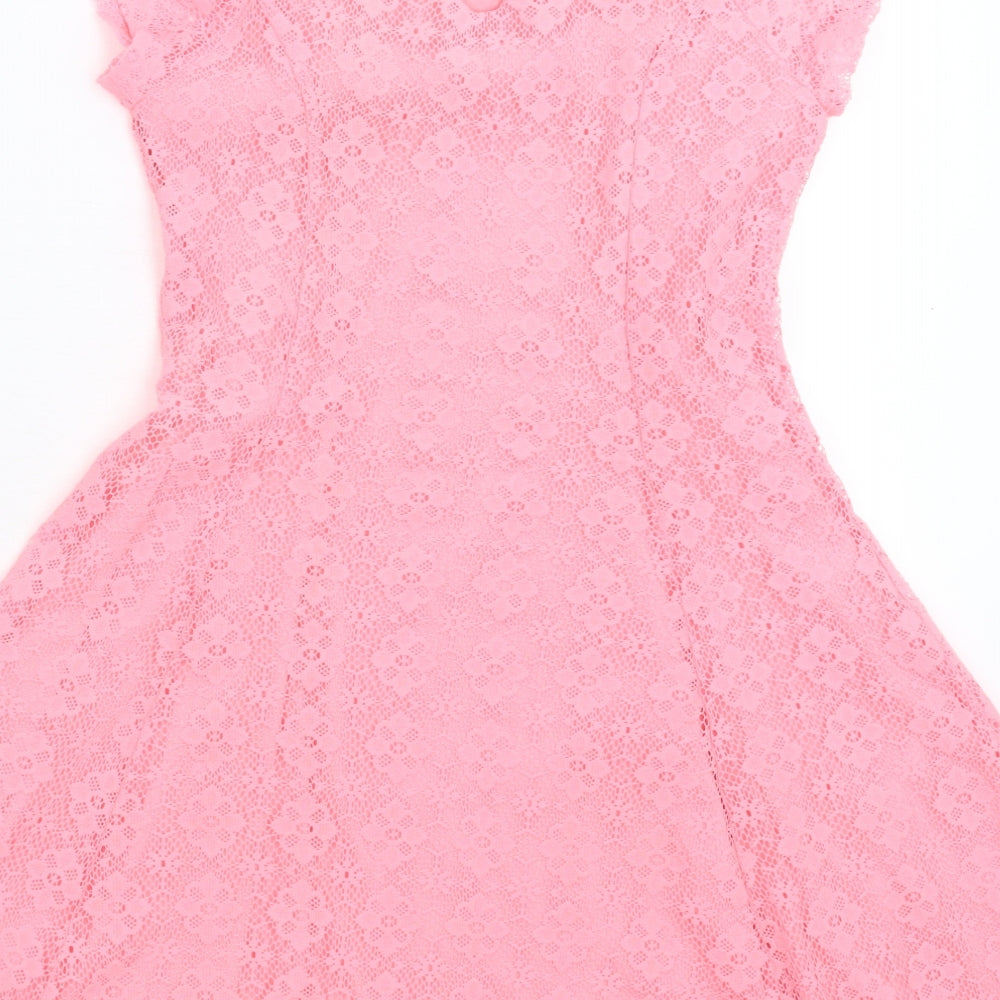 Primark Girls Pink   Fit & Flare  Size 9-10 Years