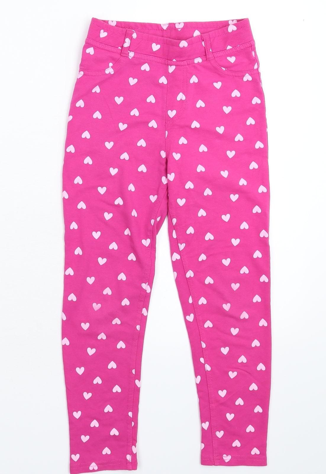 Matalan Girls Pink   Jegging Trousers Size 8 Years - Legging