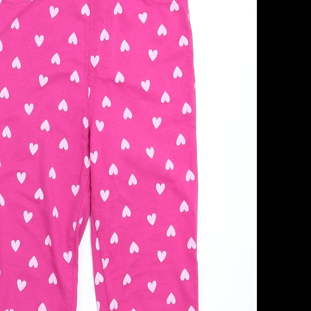 Matalan Girls Pink   Jegging Trousers Size 8 Years - Legging