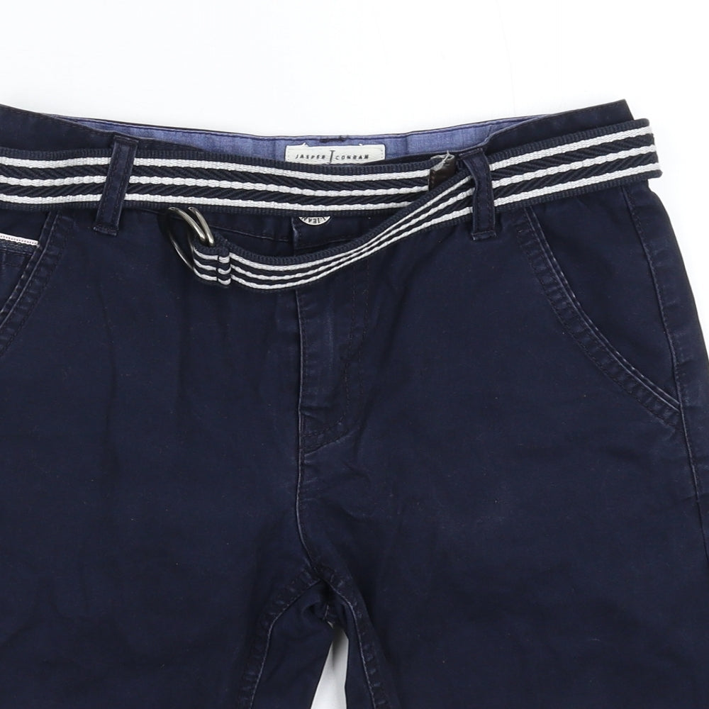 Jasper Conran Boys Blue   Chino Shorts Size 11 Years