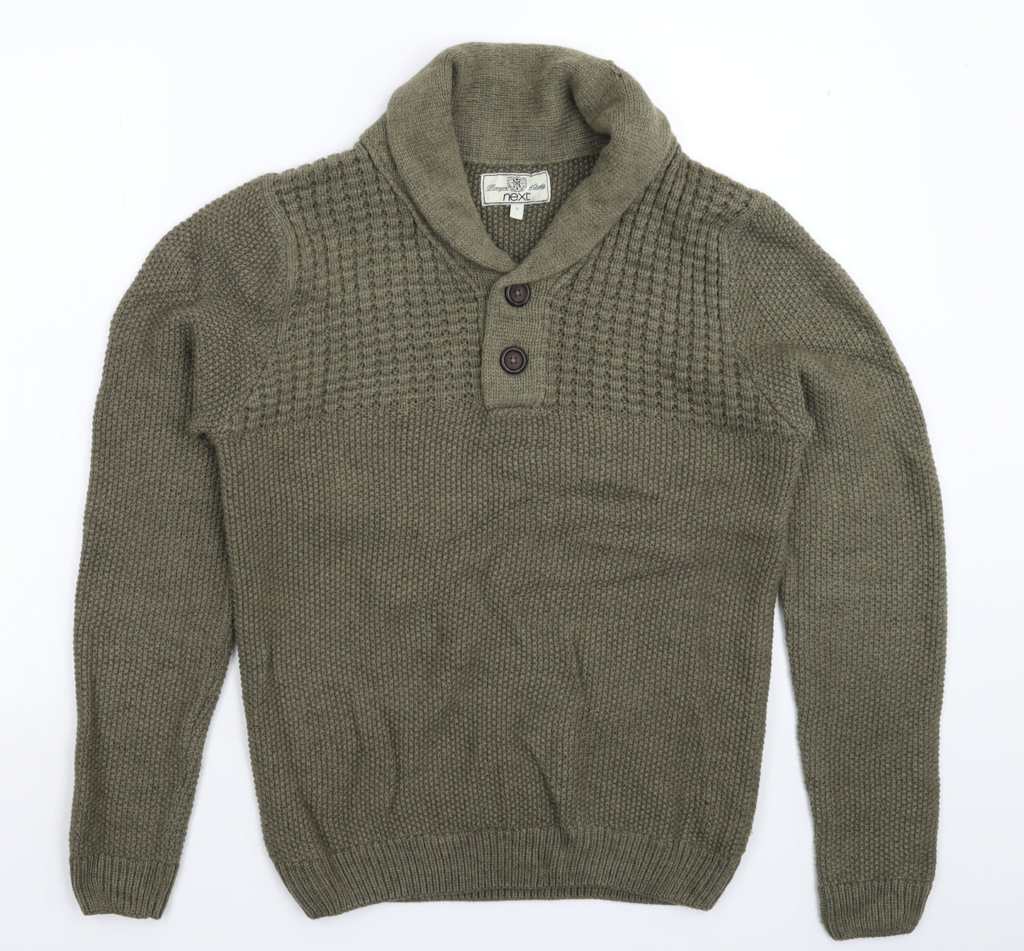 NEXT Womens Grey  Knit Pullover Jumper Size S