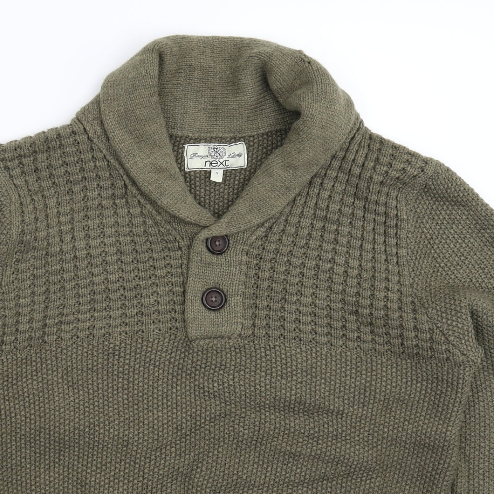 NEXT Womens Grey  Knit Pullover Jumper Size S