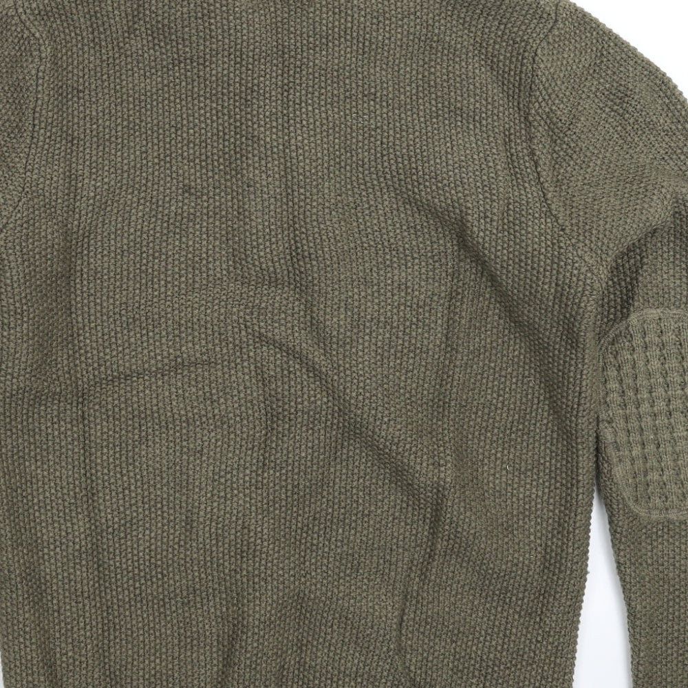 NEXT Womens Grey  Knit Pullover Jumper Size S