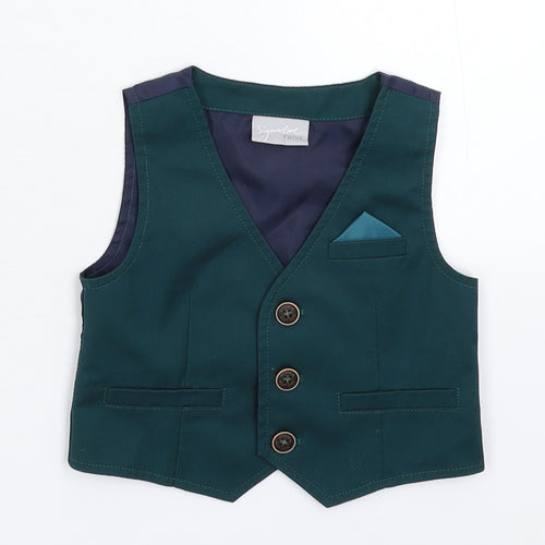 NEXT Boys Green   Jacket Waistcoat Size 3-6 Months