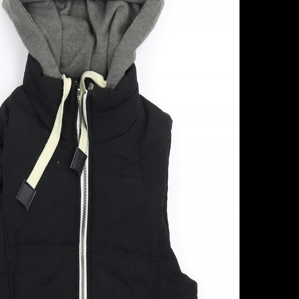 New Look Womens Black   Gilet Jacket Size 10