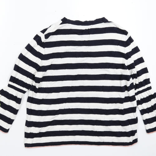 Marks and Spencer Womens Multicoloured Striped Knit Pullover Jumper Size 16
