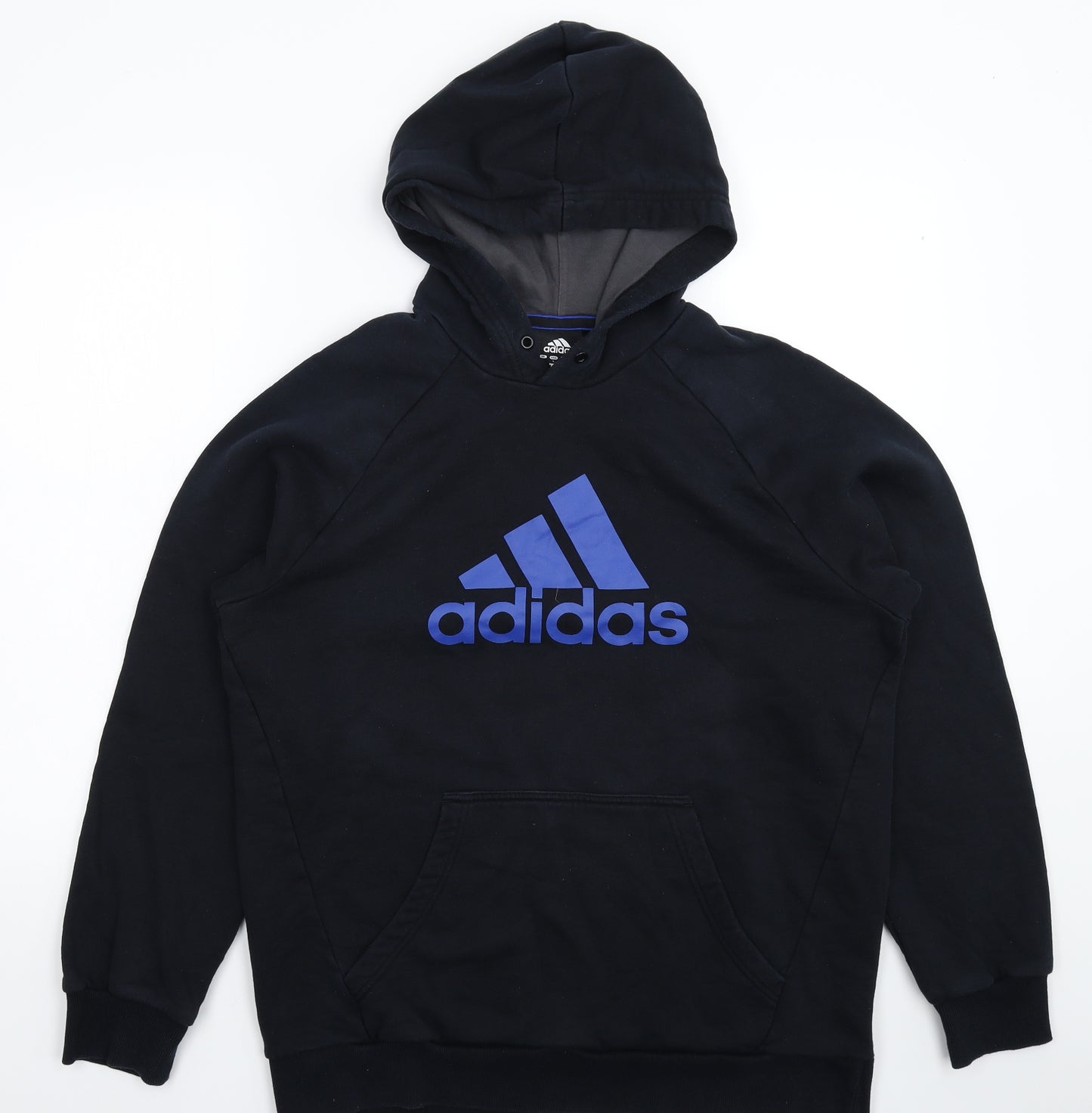 adidas Mens Black   Pullover Hoodie Size L