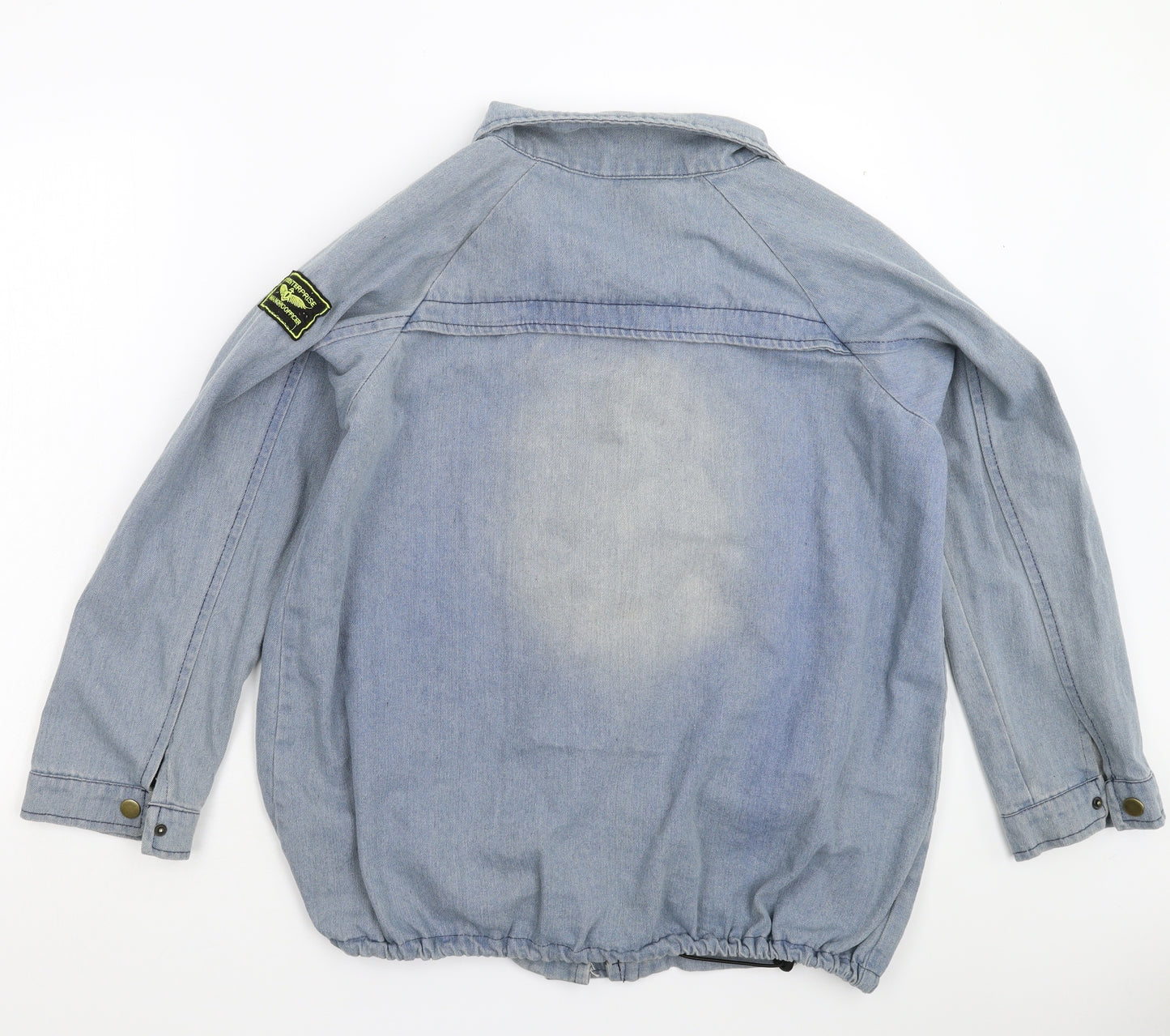 Preworn Womens Blue  Denim Jacket  Size 3XL