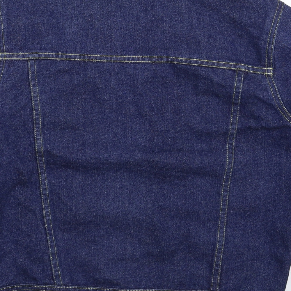 Preworn Womens Blue  Denim Jacket  Size 14