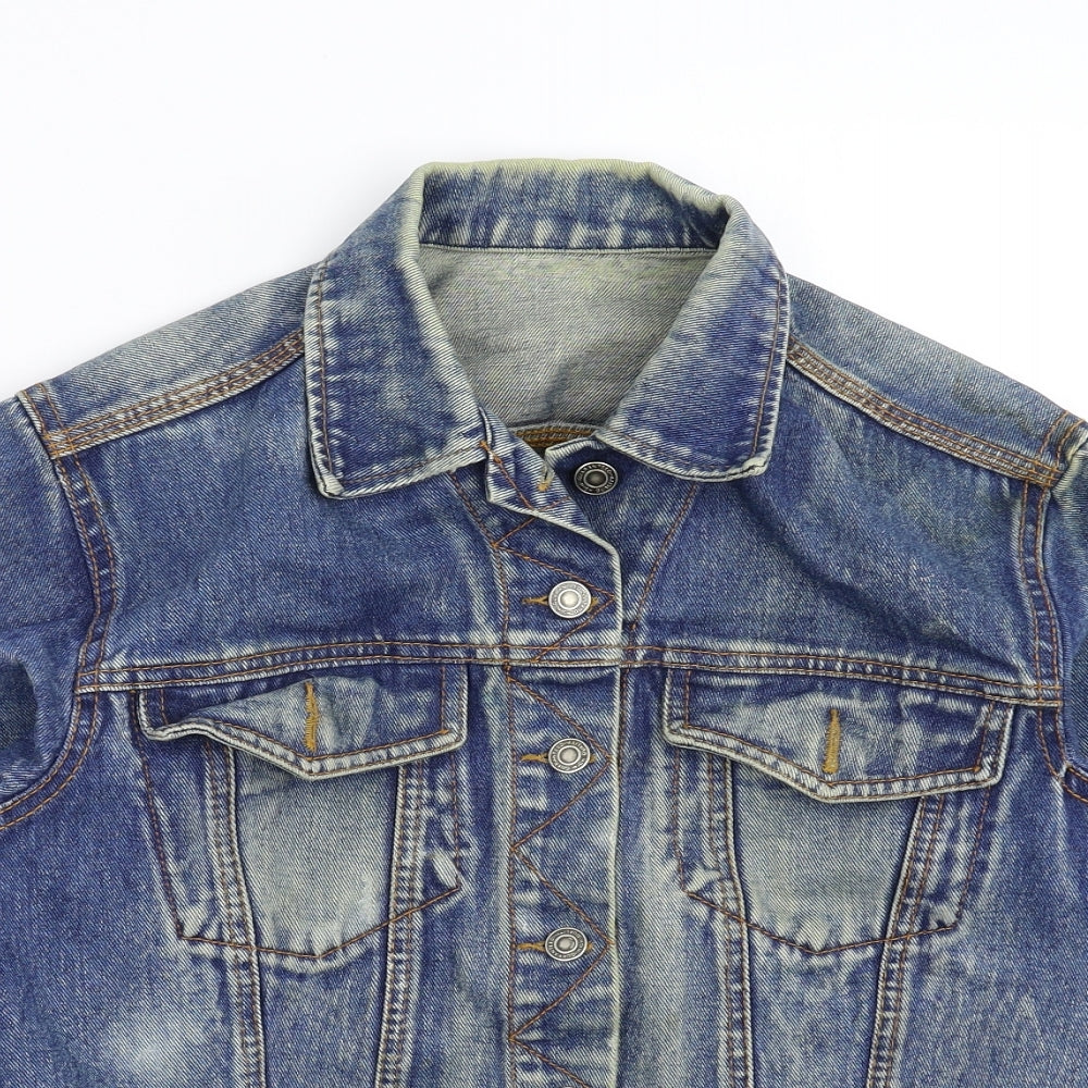 Preworn Womens Blue  Denim Jacket  Size M