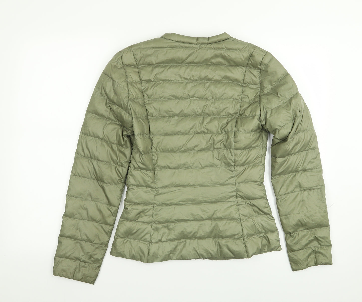 H&M Womens Green   Jacket Coat Size XS